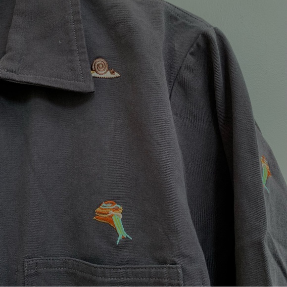 🐌New🐌 Wyllis embroidered snail jacket - Picture 3 of 11